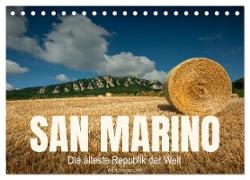 San Marino Die älteste Republik der Welt (Tischkalender 2024 DIN A5 quer), CALVENDO Monatskalender