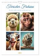 Tierischer Frohsinn - Ein Jahr voller Lächeln und Lebensfreude (Wandkalender 2024 DIN A4 hoch), CALVENDO Monatskalender