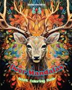 Deer Mandalas | Adult Coloring Book | Anti-Stress and Relaxing Mandalas to Promote Creativity