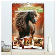 Gypsy Vanner Tinker - die majestätische Schönheit der Tinker-Pferde (hochwertiger Premium Wandkalender 2024 DIN A2 hoch), Kunstdruck in Hochglanz