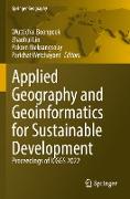 Applied Geography and Geoinformatics for Sustainable Development