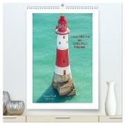 Leuchttürme an britischen Küsten (hochwertiger Premium Wandkalender 2024 DIN A2 hoch), Kunstdruck in Hochglanz