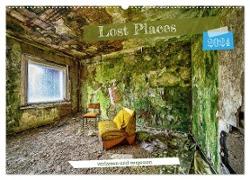 Lost Places - verlassen und vergessen (Wandkalender 2024 DIN A2 quer), CALVENDO Monatskalender