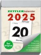 Zettler Tagesabreißkalender M 2025 5,4x7,2 cm Bürokalender 1 Tag auf 1 Seite mit Sudokus, Sprüchen, Rätseln uvm. Auf den Rückseiten