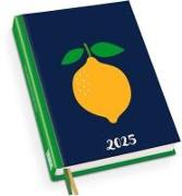 Zitrone 2025 ‒ Doodle Art Taschenkalender ‒ Terminplaner mit Wochenkalendarium ‒ Format 11,3 x 16,3 cm
