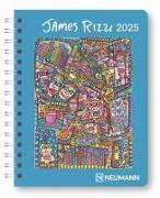 James Rizzi 2025 - Diary - Buchkalender - Taschenkalender - Kunstkalender - 16,5x21,6