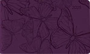 Ladytimer TO GO Deluxe Purple 2025 - Taschen-Kalender 15,3x8,7 cm- Tucson Einband - mit Motivprägung - Weekly - 128 Seiten - Alpha Edition