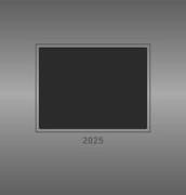 Foto-Bastelkalender Silber 2025 - Do it yourself calendar 21x22 cm - datiert - Kreativkalender - Foto-Kalender - Alpha Edition