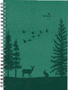 Wochenplaner Nature Line Forest 2025 - Taschen-Kalender A5 - 1 Woche 2 Seiten - Ringbindung - 128 Seiten - Umwelt-Kalender - mit Hardcover - Alpha Edition