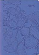 Ladytimer Mini Deluxe Lavender 2025 - Taschen-Kalender 8x11,5 cm - Tucson Einband - Motivprägung Spruch - Weekly - 144 Seiten - Alpha Edition