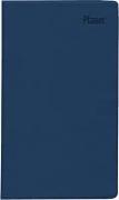 Taschenplaner blau 2025 - Bürokalender 9,5x16 cm - 64 Seiten - 1 Woche auf 1 Seite - separates Adressheft - faltbar - Notizheft - 540-1015