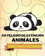 Libro Para Colorear de Animales en Peligro de Extinción