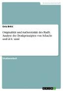 Originalität und Authentizität des Had¿t. Analyse der Denkprinzipien von Schacht und al-A`zam¿