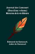 Journal des Goncourt (Deuxième volume), Mémoires de la vie littéraire