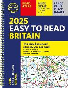 2025 Philip's Easy to Read Road Atlas of Britain