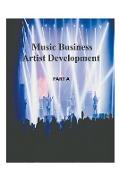 Music Business Artist Development Part A