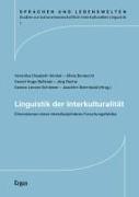 Linguistik der Interkulturalität