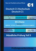 Deutsch C1 Hochschule - Deutsch C1 * 90 Zitate für die mündliche Prüfung