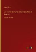 Les scolies du manuscrit d'Aristophane à Ravenne