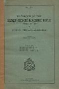 Handbook Of The Hotchkiss M1909 Benét-Mercié Machine Gun Rifle Model of 1909 Pack Outfits & Accessories