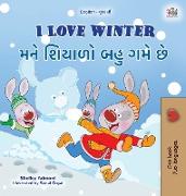 I Love Winter (English Gujarati Bilingual Children's Book)