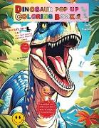 Dinosaur Pop Up Coloring Book