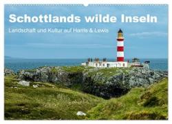 Schottlands wilde Inseln (Wandkalender 2024 DIN A2 quer), CALVENDO Monatskalender