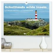Schottlands wilde Inseln (hochwertiger Premium Wandkalender 2024 DIN A2 quer), Kunstdruck in Hochglanz