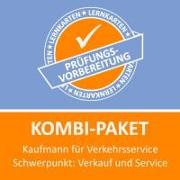 Kombi-Paket Kauffrau für Verkehrsservice Schwerpunkt Verkauf und Service Lernkarten