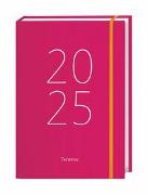 Tages-Kalenderbuch A6, pink 2025