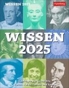 Wissen Tagesabreißkalender 2025 - Quizfragen aus Geschichte, Politik, Kultur, Technik und Sport