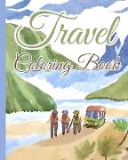 Travel Coloring Book For Kids And Adults