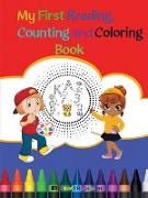 My First Reading, Counting, and Coloring Book