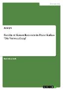 Familia¿re Konstellationen in Franz Kafkas "Die Verwandlung"