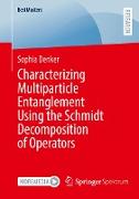 Characterizing Multiparticle Entanglement Using the Schmidt Decomposition of Operators
