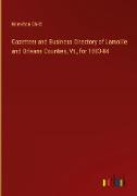 Gazetteer and Business Directory of Lamoille and Orleans Counties, Vt., for 1883-84