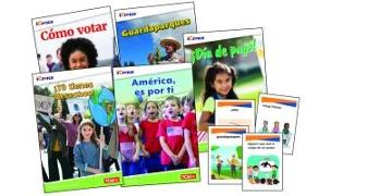Icivics Spanish Grade 1: Leadership & Responsibility 5-Book Set + Game Cards