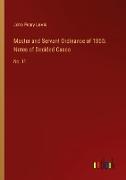 Master and Servant Ordinance of 1865: Notes of Decided Cases