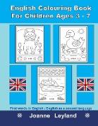 English Colouring Book For Children Ages 3-7