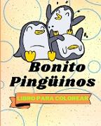 Libro Para Colorear con Pingüinos Bonito