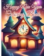 Happy New Year Coloring Book For Kids