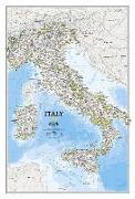 National Geographic Italy Wall Map - Classic (23.25 X 34.25 In)