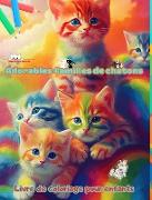 Adorables familles de chatons - Livre de coloriage pour enfants - Scènes créatives de familles félines attachantes