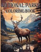 National Park Coloring Book