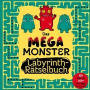 Das Mega Monster Labyrinth Rätselbuch für Kinder - 105 knifflige Rätsel für clevere Jungen und Mädchen - 250+ Monster Doodles