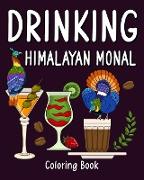 Drinking Himalayan Monal Coloring Book