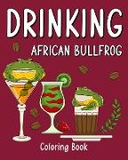 Drinking African Bullfrog Coloring Book