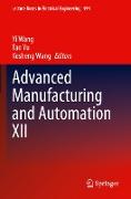 Advanced Manufacturing and Automation XII