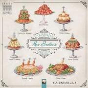 Bodleian Libraries: Mrs Beeton's Classic Dishes Wall Calendar 2025 (Art Calendar)