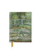 Claude Monet: Bridge over a Pond of Water Lilies 2025 Luxury Pocket Diary Planner - Week to View